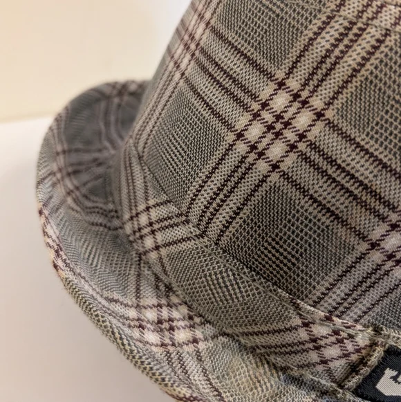 Goorin Bros Biggles Plaid Fedora Hat Classic Unisex Vintage Style Hat M - Picture 3 of 15